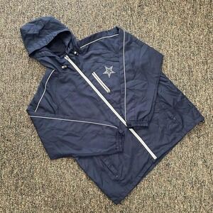 Y2K NFL Dallas Cowboys Zip Up Windbreaker